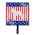 thumbnail image 1 of USA Patriotic Bedlington Terrier Leash or Key Holder, 1 of 1