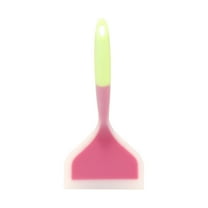 Huayishang Cooking Utensils, Kitchen Essentials Clearance Sale Nonstick Heat Silicone Spatula Non Scratch Flexible Head for Pan Slip Soft Rubber Handle Stainless Steel Kitchen Spatulas