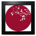 thumbnail image 1 of Art Round Illustration Japan Black Square Frame Picture Wall Tabletop, 1 of 3