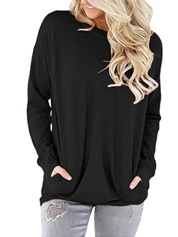 womens plain t shirts walmart