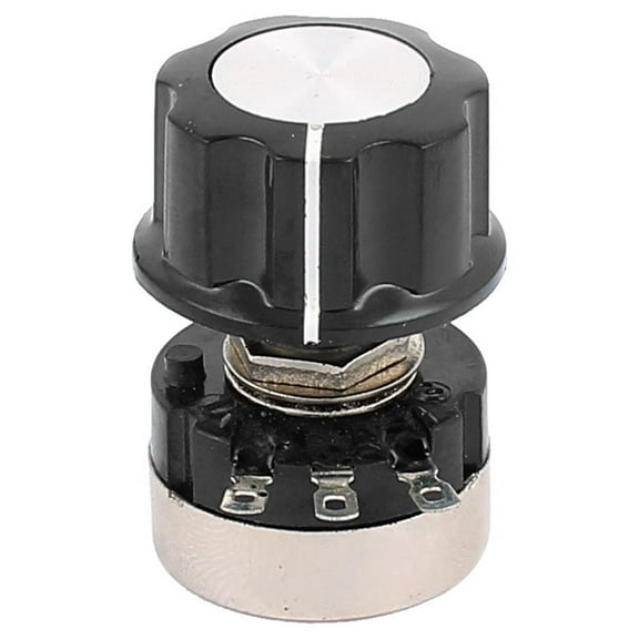 Unique Bargains RV24YN 20S/B302 3K ohm Carbon Film Rotary Taper Potentiometer w Knob