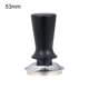 thumbnail image 1 of Flat Base Coffee Tamper Labor-saving Stainless Steel Manual Barista Coffee Powder Tamper For Party,58mmBlack, 1 of 5