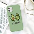 thumbnail image 1 of Moskado aguacate Yoga patrón divertido funda para iPhone 14 11 Pro Max 12 13 Mini X XS Max XR 7 8 Plus SE2020 TPU funda de silicona Tan Jianjun unisex, 1 of 2