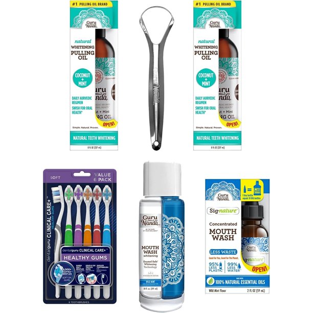 HTYSUPPLY PoshMamma Basic Oral Care Kit with Pulling Oil