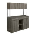 thumbnail image 2 of Office Cabinet - 48"L / Dark Taupe Storage Credenza, 2 of 4