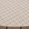 thumbnail image 4 of Safavieh Terrace Wight Geometric Indoor/Outdoor Area Rug, Beige/Ivory, 6'7" x 6'7" Round, 4 of 15