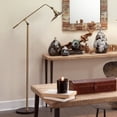 thumbnail image 2 of J&D Designs 65" Modern Metal Floor Lamp with On/Off Floor Switch in Brass, 2 of 5