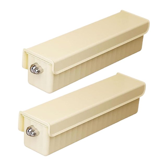 Soporte de guardarropa de almacenamiento de calcetines montados en la pared Modern Decorative Underwear Organizer Cajón de cajón para ropa Cinturas 2 piezas beige
