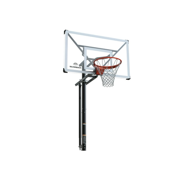Silverback Sbx 54 In Ground Basketball, Basketball Hoop Pole In Ground