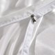 thumbnail image 4 of Yuarrent Funda de edredón Dido, funda de edredón de seda Artificial, funda de almohada para dormir con cremallera, juego de cama Juegos de cama Blanco 229x229cm Yuarrent HA003632-20, 4 of 6