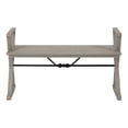 thumbnail image 3 of Kate and Laurel Travere Modern Farmhouse Entryway Wood Bench for Rustic Home Dcor, 43x15x26, Gray, 3 of 7