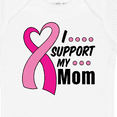thumbnail image 4 of Inktastic Breast Cancer Awareness I Support My Mom with Pink Ribbon Boys or Girls Baby Bodysuit, 4 of 5