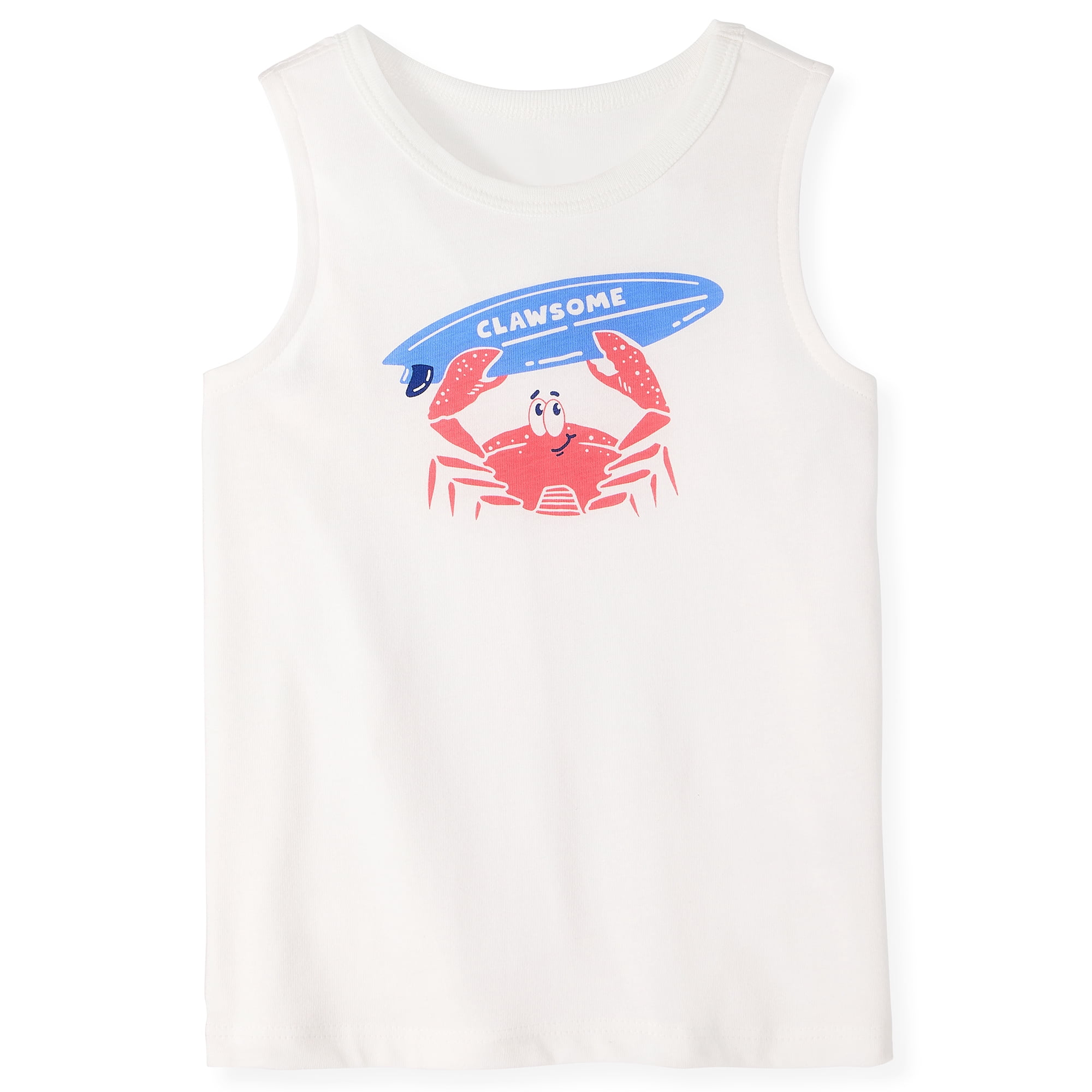 Garanimals Newborn, Baby & Toddler Boy Cotton Graphic Tank Top, Sizes 0-6T