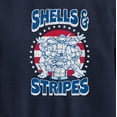 thumbnail image 3 of Teenage Mutant Ninja Turtles - Shells And Stripes - Youth Crewneck Fleece Sweatshirt, 3 of 5