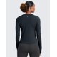 thumbnail image 2 of Remera CRZ YOGA sin costuras de manga larga transpirable azul marino S, 2 of 7