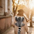thumbnail image 3 of HWRETIE Animal Plush Backpack Soft Decorative Carry Bag, 3 of 6