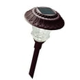 thumbnail image 2 of Steel & Glass Encased Solar LED Path Lights, Set of 4, 2 of 2