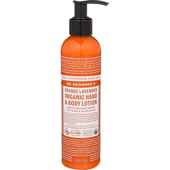 Loción corporal Dr. Bronner's Lotion Orange Lavender Organic 240 ml