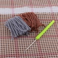 thumbnail image 4 of 2x Kits de pestillo Zulema para fabricación de alfombras de cojín DIY con patrón impreso, 4 of 8