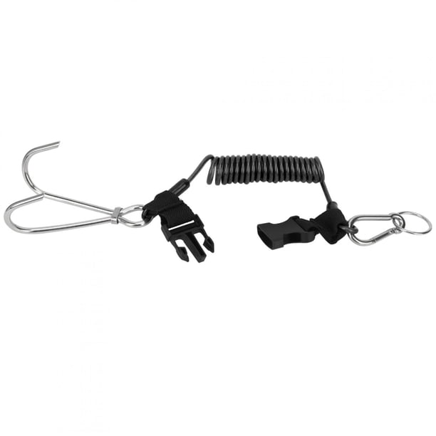 Crochet Rétractable Plongée Acier Inoxydable 316 – S’étire Jusqu’à 79 Cm, Verrouillage Auto, Anti-corrosion, Pour Fixer Caméra Ou Lampe Sur BCD