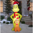 thumbnail image 2 of Dr. Seuss Noël Gonflable Grinch avec Max, 2 of 4