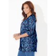 thumbnail image 3 of Catherines Women's Plus Size Easy Fit 3/4-Sleeve Scoopneck Tunic, 3 of 5