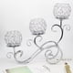 thumbnail image 5 of Portavelas De Cristal, Candelabro De Plata Decorativo, Soporte Para Mesa De Comedor De Boda En Casa Speravity  HA015003-00, 5 of 5