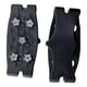 thumbnail image 4 of 2 fundas antideslizantes para zapatos de exterior de 5 garras para calzado de invierno, hielo y senderismo. Negro B, 4 of 9