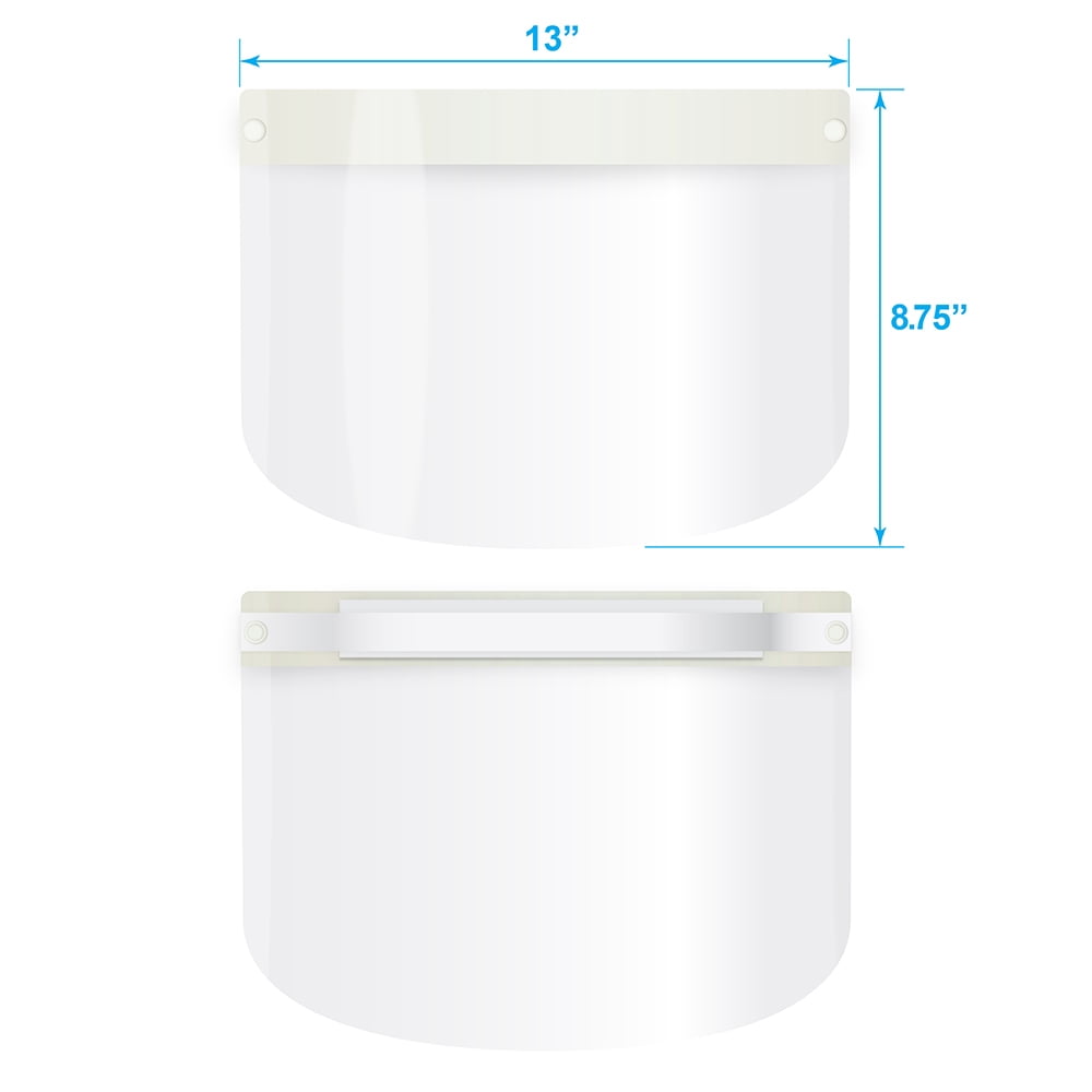 Pharmacy's Prescription Pack of 24 Ultra Clear, Anti-Fog Protective Full Face Shield
