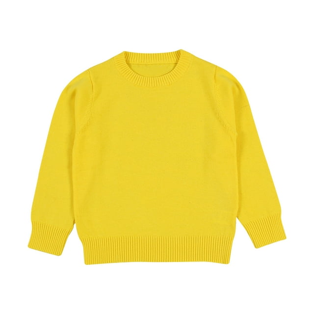 COM1950s Baby Girl Sweater, Baby Boy Sweater, Boys and Girls Solid Color Sweater Pullover Knitted Sweater Candy Base Sweater, Girls Sweaters Size 7-8, Boys Sweaters Size 7-8, Boys Pullover Sweater