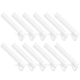 thumbnail image 2 of 25pcs Curtain Rod Hooks Plastic Adjustable Drapery Curtain Tape Clip Hook Hanging Hook, 2 of 9