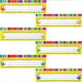 thumbnail image 5 of Monebena 60 Colorful Desk Name Tags for Classroom (12x4) - Traditional Manuscript Name Plates - Student Name Tags for Desks Classroom Learning Handwriting Alphabet, Number Line, Colors, 5 of 9