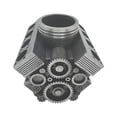 thumbnail image 4 of Portalápices con forma de motor, adorno decorativo, material de oficina, resina. Dos engranajes, 4 of 9