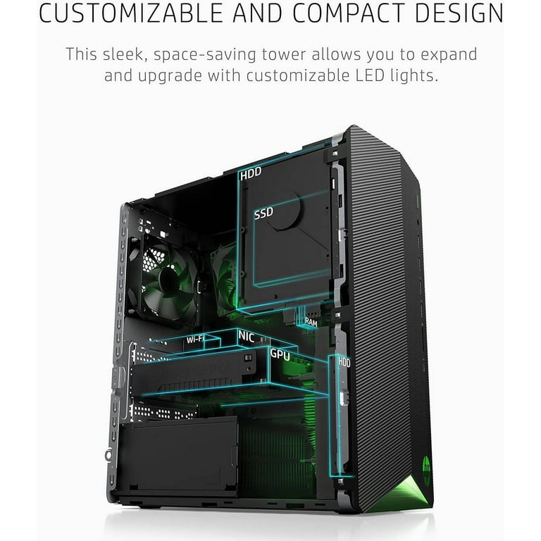 HP Pavilion Desktop Tower Intel Core i7-11700F 8-Core up to