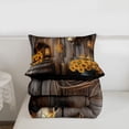 thumbnail image 5 of meiyoeat Rustic Cowboy Art Full Size Comforter Sets For Boys,Western Print Bedding Comforter Set,Reversible,3-Piece,1 Comforter and 2 Pillowcases, 5 of 7
