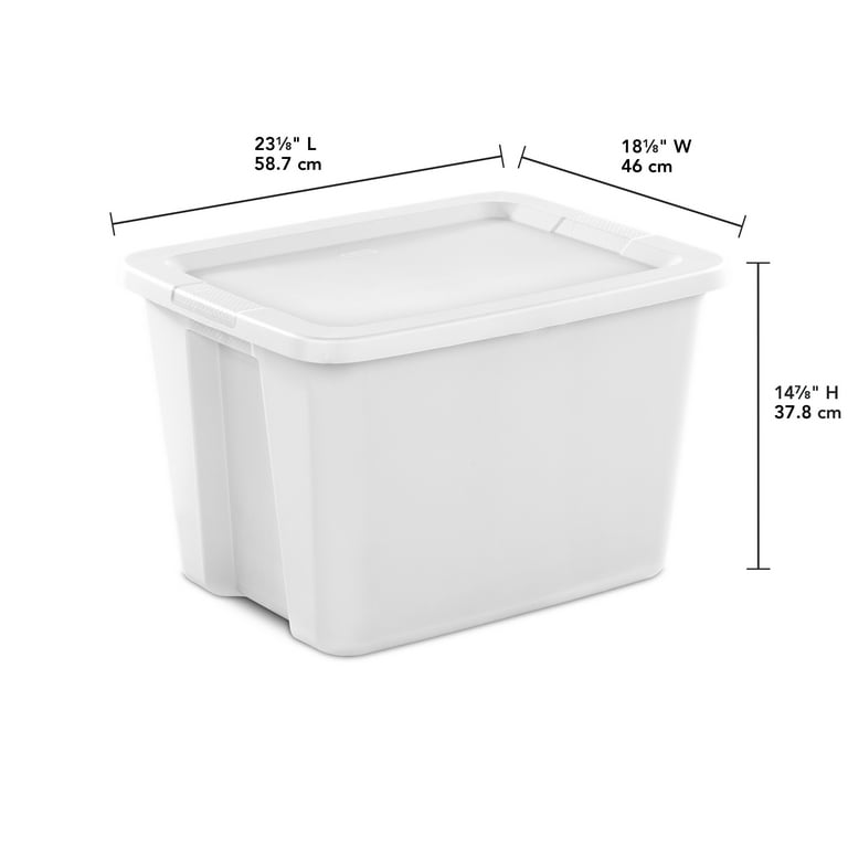White tote box sale