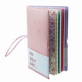thumbnail image 2 of EeaseCA PU Leather Notebook with Colored Pages Notepad with Colored Paper Medium Size (Pink), 2 of 6