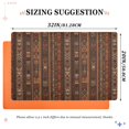 thumbnail image 6 of Yayeee Doormat for Inside 20"x32" Absorbent Low-Profile Washable Non-Slip Rubber Backed Entryway Rug, Brown Tribal Pattern, 6 of 8