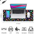 thumbnail image 5 of Long Mouse Pads for Desk,Colorful Cartoon Dinosaurs RainbowColors Desk Mats on Top Of Desks, Desk Mouse Pad Extra Large with 3mm Non-Slip Base and Stitched Edge for Gaming,Work,Home 31.5"x11.8", 5 of 5