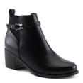 thumbnail image 3 of PATRIZIA PADULE Women’s Ankle Bootie – Faux Leather Slip-On with Buckle & Block Heel, 3 of 9