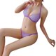 thumbnail image 2 of Gibobby Conjunto de lencería Sexy Tanga de Encaje Nueva Ropa Interior Sexy Lencería Tanga Flor Ropa de Dormir Sujetador de Íntimos Bustier Lingerie(Morado, G), 2 of 5