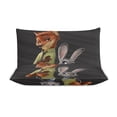 thumbnail image 3 of 3 Piece Comfortable Bedding Set Zootopia Duvet Cover Twin Bed with 2 Pillowcase 86"x70", 3 of 7
