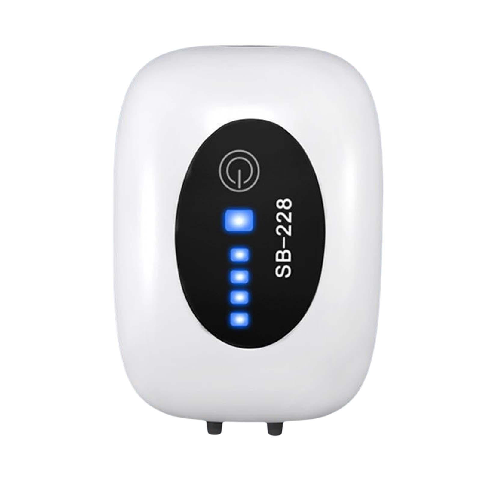Aquarium Air Pump USB, Quiet Aerator for Fish Tank, Portable Bubbling Compact, Aquarium Fish tank Pump for Freshwater, Fishing Breeder Box Double Hole