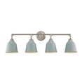thumbnail image 2 of Vanity Art 4-Lights Wall Sconce Lighting Vintage Industrial Indoor and Outdoor Light Fixture Wall Mount Lamp Bath Sconce for Farmhouse, Bedroom, Bathroom Vanity, Living Room BA220-4SN-BL, 2 of 3