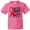Neon Pink, variant on Inktastic Never Stop Fighting Stroke Awareness Red Ribbon Youth T-Shirt