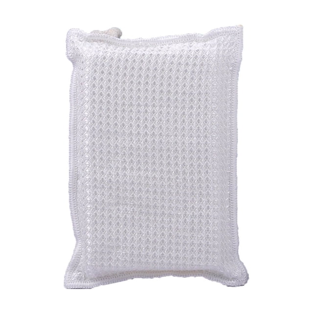 Esponja de pulpa de madera de 4 piezas, de doble cara, para lavar platos, limpiar la cocina, no raya, para platos, ollas, sartenes, fregaderos, estufas, baño y artículos de limpieza del hogar.