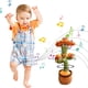 thumbnail image 4 of Juguete de peluche de cactus Cantando y bailando Cactus Regalo de juguete de peluche de cactus electrónico para niños seitruly FN005997-00, 4 of 6