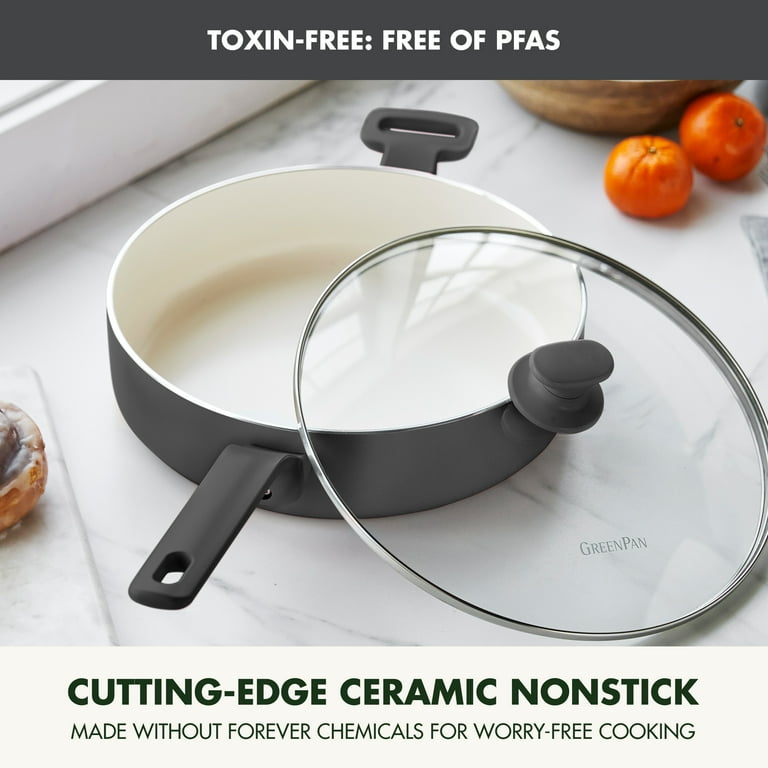 GreenPan Essence 5-Quart Ceramic Nonstick Saute Pan photo 2