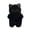 A Black, variant on Cat Plush Toy, Soft Fluffy Stuffed Kitten with Cute Bib Design, 10.0 inch Fat Plush Cat Doll, for Kids Toddlers Birthday Gift Home Bedroom Decor Cuddle Pillow Companion