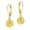 Gold, variant on Alexcraft Dangle Earrings for Women, 14K Gold Plated Leverback Hollow Ball Dangle Drop Earrings Hypoallergenic Sterling Silver Jewelry Gifts for Women
